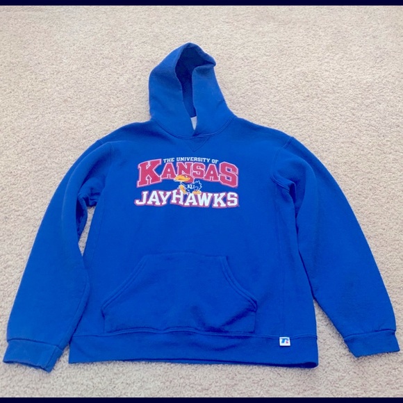 Kansas Jayhawks Youth XXL Hoodie - Picture 1 of 2